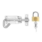 Pinnacle 100mm / 30mm Zinc Plated Padbolt And Lock Set