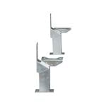Galintel 1 Tread Heavy Duty Galvanised Steel Stair Stringer - 2 Pack