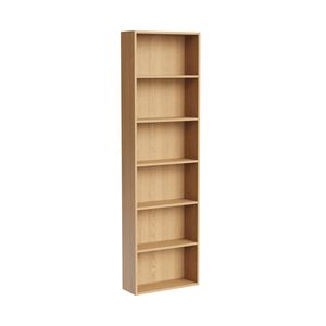 Kaboodle 600-699mm Oak Latte Customisable Shallow Pantry Open Shelf