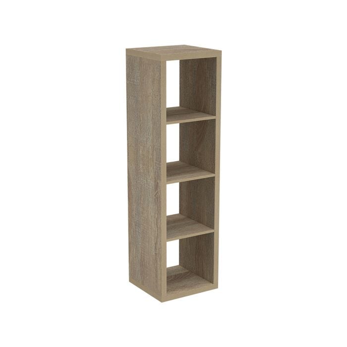 Flexi Storage Clever Cube Oak 1 x 4 Storage Unit