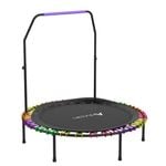 ADVWIN 40" Mini Trampoline Rebounder Foldable Fitness Trampoline for Adults and Kids Max Load 150kg