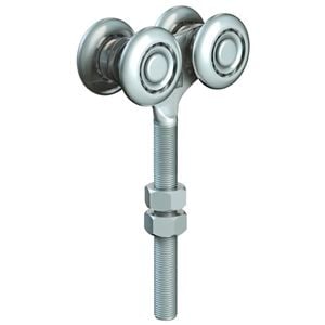 Cowdroy 110mm Nickel Plated Industro 2 Wheel Carriage
