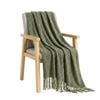 Soga Green Polyester Throw Blanket Soft Cozy Sofa Bed