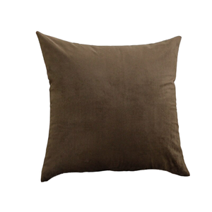 Velvet Pillow Cases Cushion Cover(Brown-11)40cmx40cm