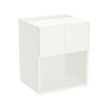 Kaboodle 600mm Sour Cream Modern Wall Microwave Cabinet