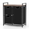 Costway Chest Of Drawers Clothes Organizer Coffee