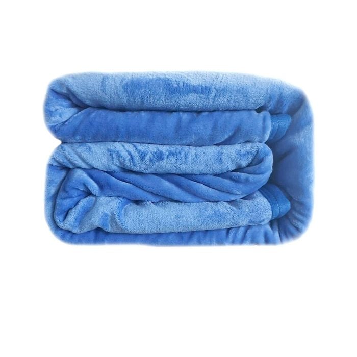 Bloomington 550GSM 2-Ply Mink Blanket Queen/King Blue