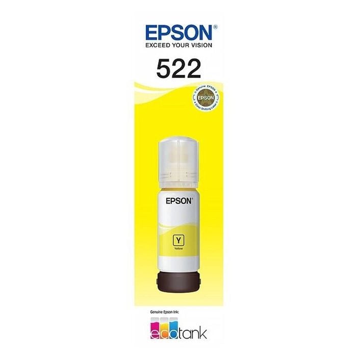 Epson Epson T522 Yellow EcoTank 522 Ink Toner Bottle C13T00M492 Genuine Original