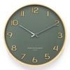 One Six Eight London Wallace Olive Green 53cm Silent Wall Clock