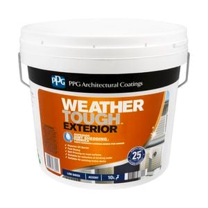PPG Paints 10L Accent Low Sheen Weather Tough Exterior Paint