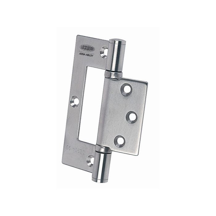 Lockwood 100 x 70mm Satin Stainless Steel 100 Series Ball Bearing Butt Hinge