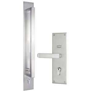 Gainsborough Stainless Steel Omni Accent Allure Double Cylinder Trilock