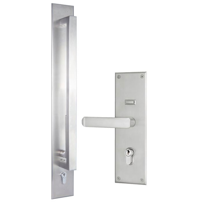 Gainsborough Stainless Steel Omni Accent Allure Double Cylinder Trilock