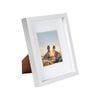 Nicola Spring 8" x 10" White 3D Box Photo Frame - 4" x 6" Mount