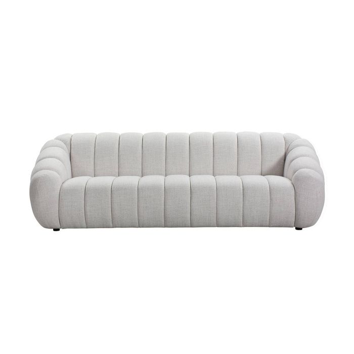 Juno 4 Seater Fabric Sofa Lounge Beige