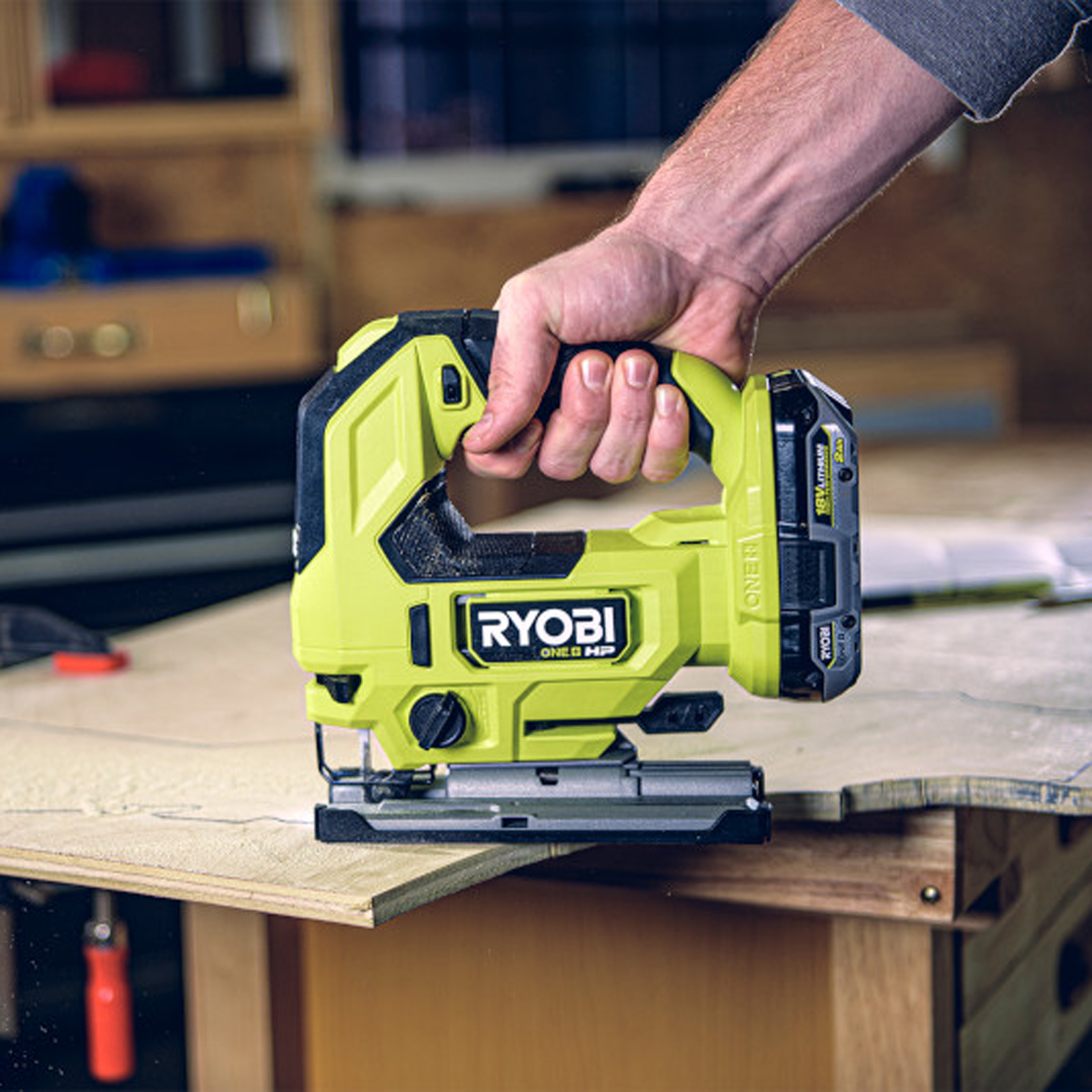 Ryobi 18v orbital jig saw sales