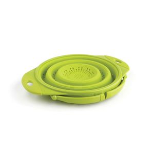 Dexas 25cm Silicone Pop Colander Kitchen Cooking Food/Pasta Drainer Strainer GRN