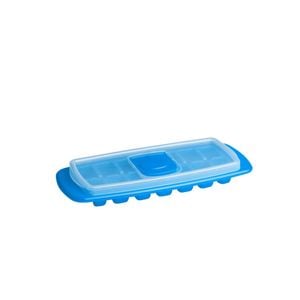 Cuisena 30cm Stackable Ice Cube Tray w/ Lid - Blue