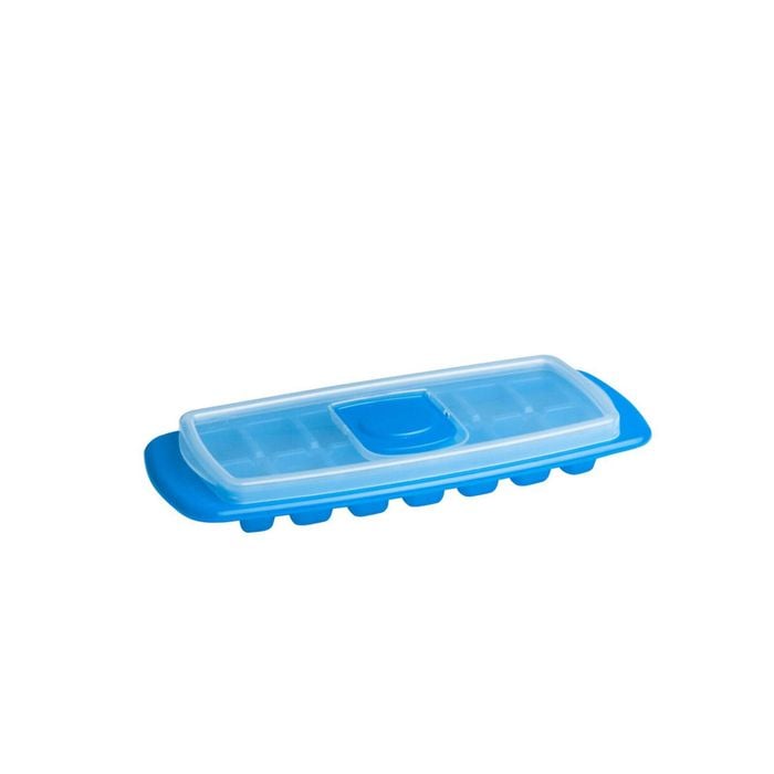 Cuisena 30cm Stackable Ice Cube Tray w/ Lid - Blue