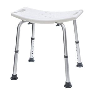 Non-Slip Shower Chair 37-52cm Height Adjustable for Elderly Disabled