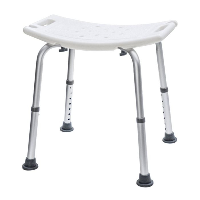 Non-Slip Shower Chair 37-52cm Height Adjustable for Elderly Disabled