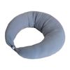 Catzon C Shape Pregnancy Body Pillow 120cm For Side Sleeping & Anxiety Relief–maternity Full Body Support-haze Blue