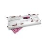 Sweet Goodbye COCOON - Soft Pet Casket - Burial & Cremation Ceremony Kit (Classic Cotton) | White/Pink, XL
