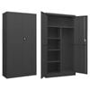 vidaXL Locker Cabinet Anthracite 90x40x180 cm