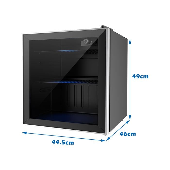 Advwin 20L Mini Bar Fridge, Portable Compact Refrigerator Cooler with Adjustable Temperature, Wine Cooler