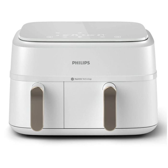 Philips 3000 Series Dual Basket 9L Air Fryer XXL - White