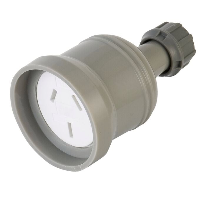 Deta 10Amp Extension Socket - Grey