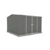 Absco Sheds 3.0 x 3.0 x 2.06m Woodland Grey Premier Double Door Garden Shed