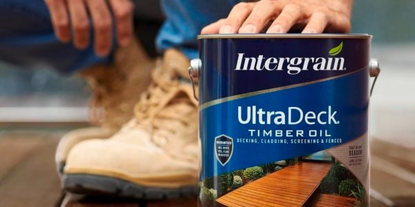 Intergrain product ranges with a decking background