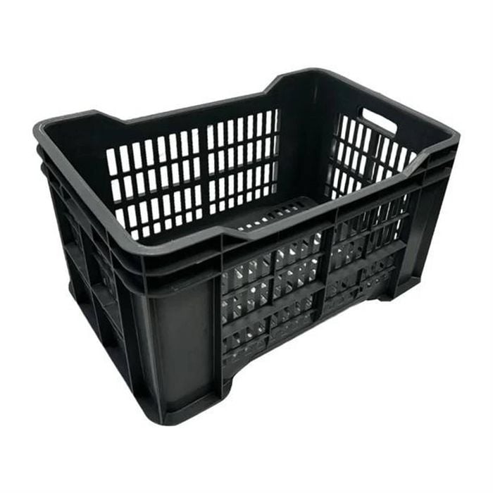 Vogue Storage Crate Perforated Plastic 542x360x290mm Commercial Kitchen Storage