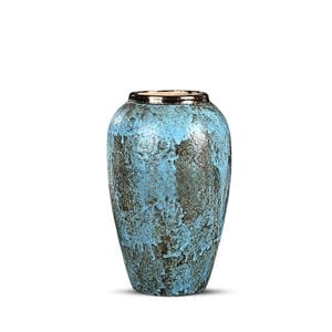 SOGA 30x19cm Ceramic Vase – Light Blue