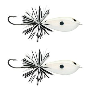 2x Rapala 5cm BX Skitter Frog Topwater Surface Fishing Lures - Pale Bone
