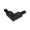 Mercator Single Track Circuit L shaped Joiner - Black Finish