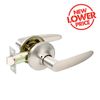 Ikonic Brushed Nickel Norr Passage Lever Set - 4 Pack