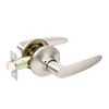 Ikonic Brushed Nickel Norr Passage Lever Set - 4 Pack