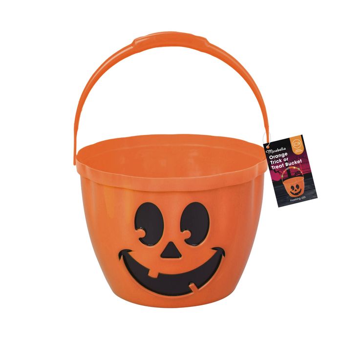 Orange Trick Or Treat Bucket