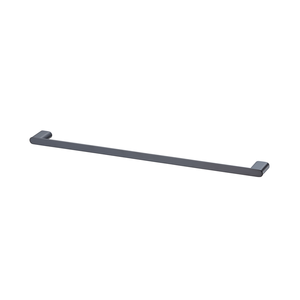 Oliveri 650mm Matte Black Madrid Single Towel Rail