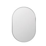 Barelli 750 x 500mm Chrome Modena Pill Shaped Framed Mirror