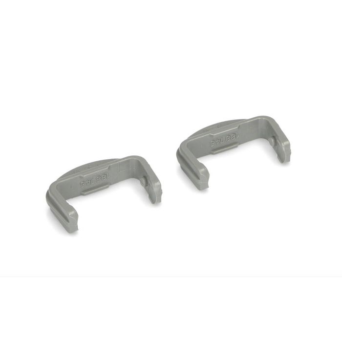 X2 Dishwasher Front Basket Rail End Cap (set Of X2) 1887460500 Set, Suits Beko
