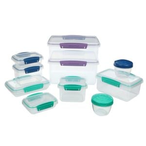Sistema 20 Count Assorted Klip It Food Storage Containers