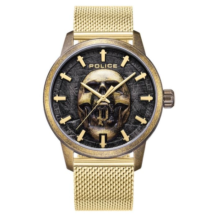 Police Raho Grey Dial Stainless Steel Men's Watch (pewjg0005504)