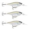 3x Rapala 7.5cm Shad Rap Elite (Floating) Fishing Lures -Gilded Mangrove Minnow