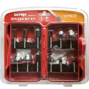 Ultra 6.4mm 12 Piece Router Bit Set