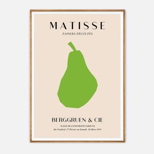 Galrie Vintage Henri Matisse - Papiers Découpés Art Print, Wood Frame, 70 x 100cm (28 x 40inch)
