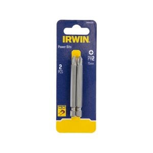 IRWIN 75mm PH2 Magnetic Power Bit - 2 Pack