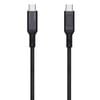 AUKEY CB-MCC101 Circlet Blink USB-C to USB-C Cable 100W 1m Nylon Braided LCD Display - Black